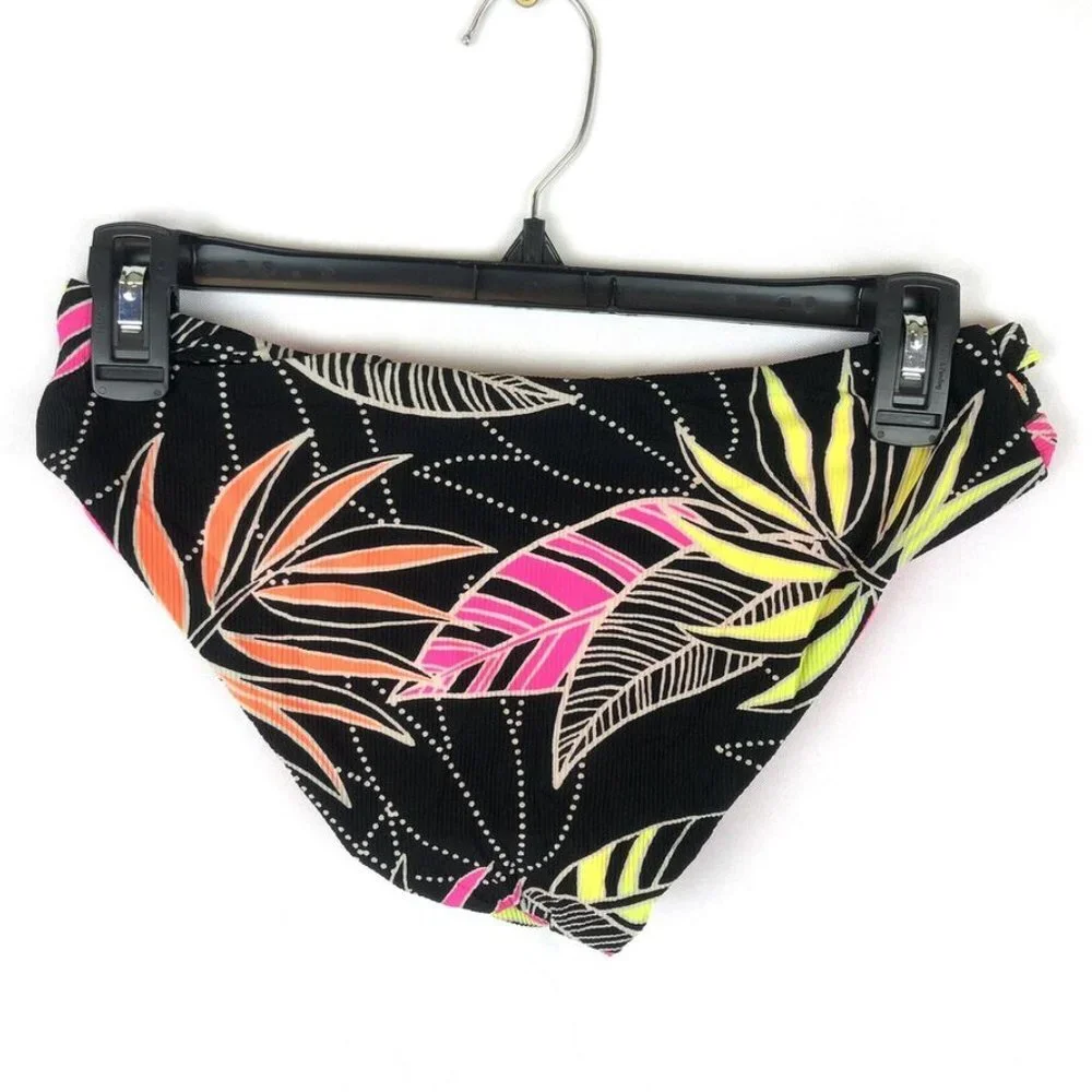 Becca Women’s Jordan Black Cutout Hipster Bikini Bottom Size M